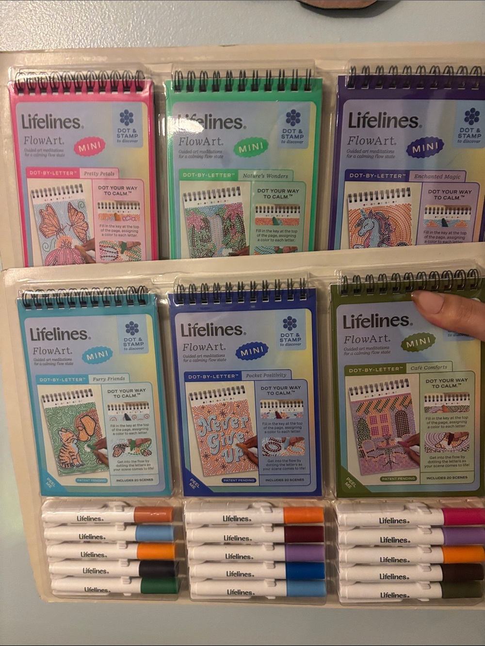 Lifelines Dot By Letter 6 mini sets with markers